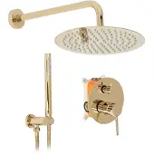 REA Lungo Regendouche Inbouw Goud 36,5cm