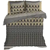 Romanette Dekbedovertrek Chamonix Antra Flanel-200 x 200 / 220 cm | 2-Persoons