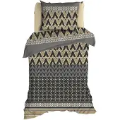 Romanette Dekbedovertrek Chamonix Antra Flanel-140 x 200 / 220 cm | 1-Persoons