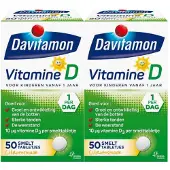 Davitamon 2x Vitamine D Kind 50 Smelttabletten