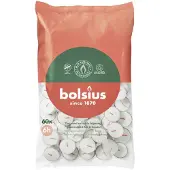 Bolsius Waxinelicht Wit 6 Uur D 3,5 H 1,5 Cm 60 Stuks
