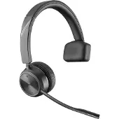 HP Poly SAVI 7210 MONO DECT (Draadloze), Kantoorheadset, Zwart