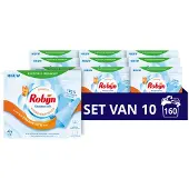 Robijn 10x Wasmiddeldoekjes Stralend Wit 16 stuks