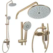 REA Doucheset Verso Gold Brush