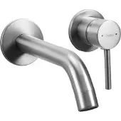 REA Owen Brush Steel + Box - Inbouw Wastafelkraan - Chroom