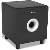 Fenton SHFS08B actieve subwoofer 8" voor home cinema - Zwart