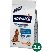 Advance 2x3 kg adult medium hondenvoer