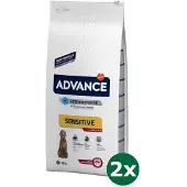 Advance 2x12 kg sensitive lamb / rice hondenvoer