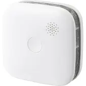 Sygonix SY-5040174 Rookmelder met functie voor het detecteren van koolmonoxide, inclusief batterij voor 5 jaar, kan worden gekoppeld aan andere melders, werkt op batterijen (B x H x D) 76 x 76 x 29