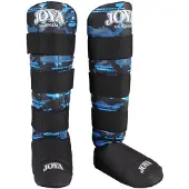 Joya Camo V2 Scheenbeschermers - Zwart/Blauw (Beschikbaar in verschillende maten)