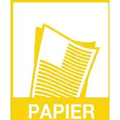 V-Part magneetsticker PAPIER, geel