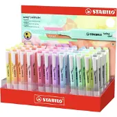 Stabilo Swing Cool Fluorescent Marker Pastel Display Of Assorted 48 Units Veelkleurig Kinderen