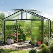 GFP 311 x 235 cm Tuinkas, Standaard Aluminium (natuur)
