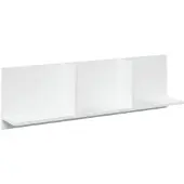 vidaXL Wandkast 100x16,5x30 cm bewerkt hout wit