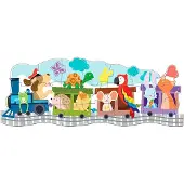 Manolito Books Animal Train Journey Puzzle Veelkleurig Kinderen