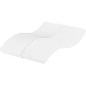 vidaXL Schuimmatras hardheid H2 H3 120x220 cm wit