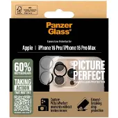 PanzerGlass Screenprotector geschikt voor Apple iPhone 16 Pro Glazen | PicturePerfect Camera Protector - Case Friendly