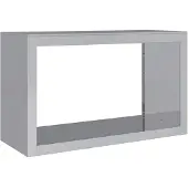 vidaXL Haardhoutrek 100x40x60 cm gegalvaniseerd staal