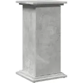 vidaXL Sokkel met opbergruimte 31x30x60 cm bewerkt hout betongrijs