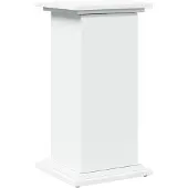 vidaXL Sokkel met opbergruimte 31x30x60 cm bewerkt hout wit