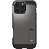 Spigen Tough Armor MagSafe iPhone 16 Pro Max Hoesje Gunmetal