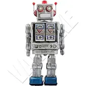 VAN IKKE Muursticker Robot