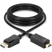Lindy 36924 DisplayPort-kabel DisplayPort / HDMI Adapterkabel DisplayPort-stekker, HDMI-A-stekker 5.00 m Zwart 4K UHD