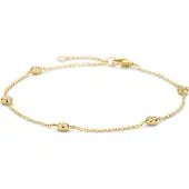 Blush geelgouden armband met zirkonia 2213yzi
