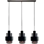 Freelight Hanglamp Chiasso 3 lichts L100 cm zwart