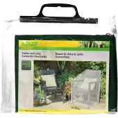 Kinzo 1x Tuinstoelhoes groen 66 x 66 x 66/107 cm waterafstotend - Tuinstoelhoes