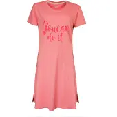 Irresistible Dames Nachthemd - Slaapkleed - Roze - Maat M