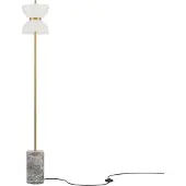 Maytoni Moderne staande lamp Kyoto LED, verkrijgbaar in goud en grijs, gemaakt van metaal en glas, 11W, geschikt voor keuken, slaapkamer, woonkamer, eetkamer, lobby