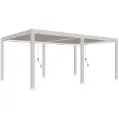 Orion - terrasoverkapping - 400 x 600 cm - wit