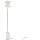 Maytoni LED-vloerlamp Kyoto, wit / opaal, Woon-/ Eetkamer, Steen, LED vloerlamp