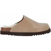 Scholl Klomp Women Fae Studs Leather Taupe-Schoenmaat 37