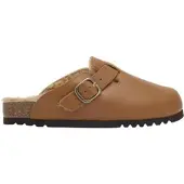 Scholl Klomp Women Fae New F Leather Cognac-Schoenmaat 36