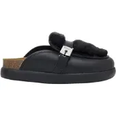 Scholl Klomp Women Kendall Synthetic Fur Gr Black-Schoenmaat 36