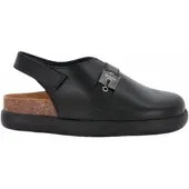 Scholl Klomp Women Adele Leather Black-Schoenmaat 39