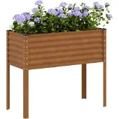 vidaXL Plantenbak 100x45x90 cm weerbestendig staal