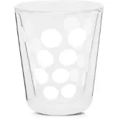 Zak!Designs DotDot koffiebeker dubbelwandig - 20 cl - wit