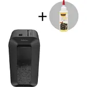Fellowes Powershred LX65 Cross-Cut Papierversnipperaar + Onderhoudsolie 120ml