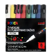 Uni-Ball Posca PC-3M Markersset (8 stuks) - All-Surface