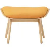 UMAGE The Reader Ottoman Oak | Tangerine - Textile