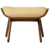 UMAGE The Reader Ottoman Dark oak | Summer shine - Textile