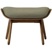 UMAGE The Reader Ottoman Dark oak | Morning meadows - Textile