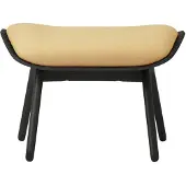 UMAGE The Reader Ottoman black oak | Summer shine - Textile