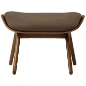 UMAGE The Reader Ottoman Dark oak | Mocca - Textile