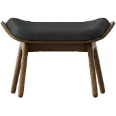UMAGE The Reader Ottoman Dark oak | Shadow - Textile