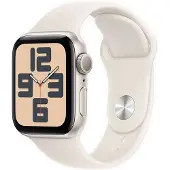 Apple Watch Se Series 10 40Mm Gps Starlight Aluminium Behuizing Met Sport Band S/M Mxef3Ql/A