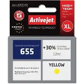 ActiveJet AH-655YR inktpatroon voor HP-printers; vervanging voor HP 655 CZ112AE; premium kwaliteit; 12 ml; geel